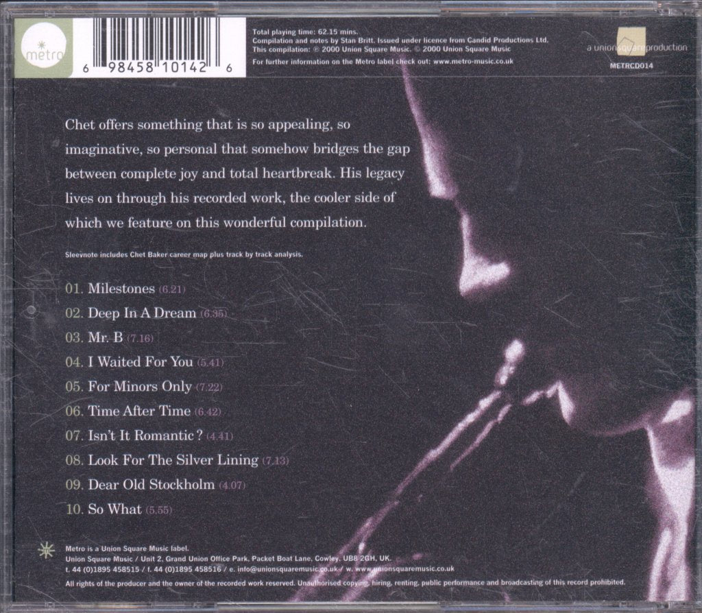 Chet Baker - Plays It Cool - Cd