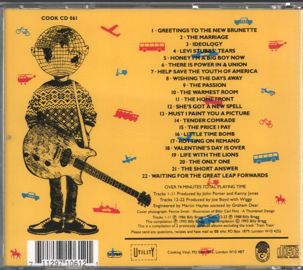 Billy Bragg - Victim Of Geography - Cd