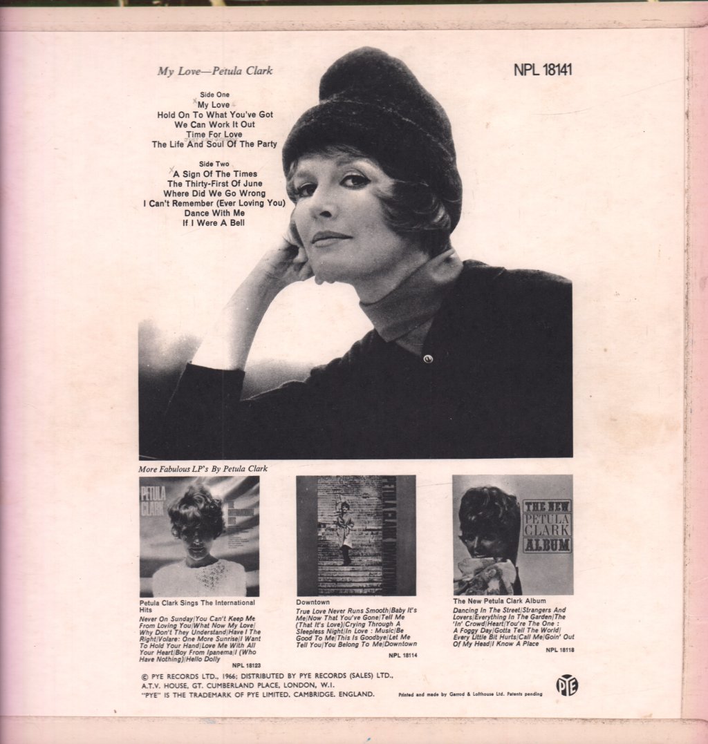Petula Clark - My Love - Lp