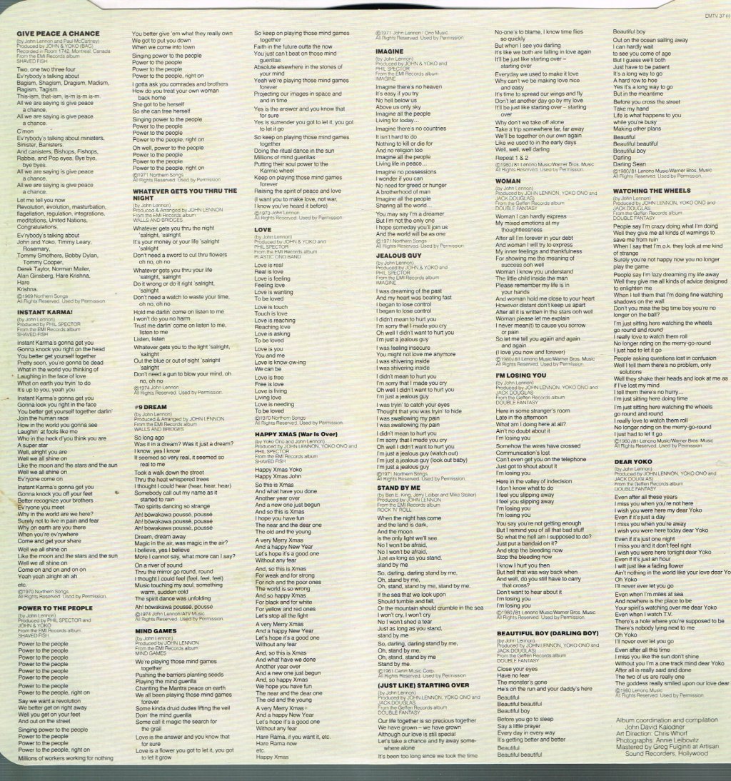 John Lennon - Collection - Lp