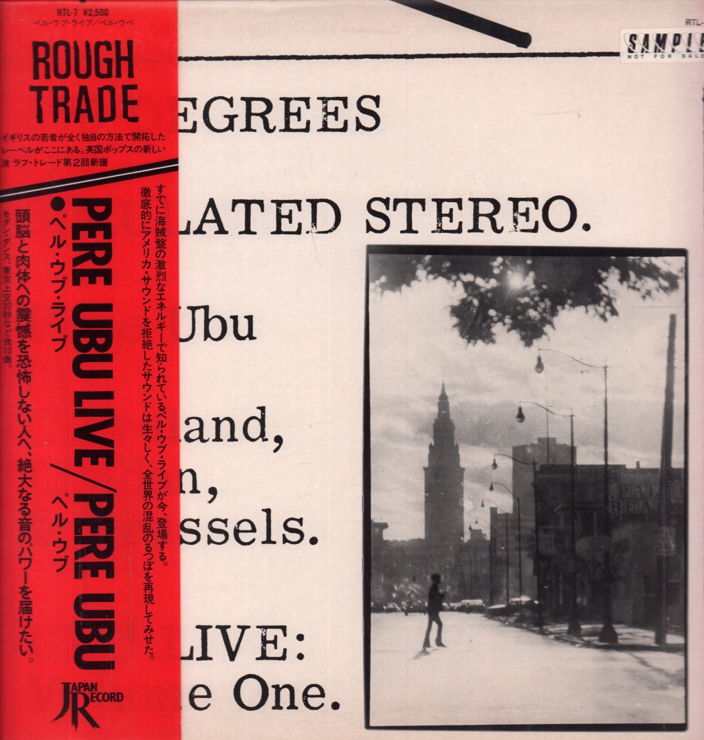 Pere Ubu - 390 Degrees Of Simulated Stereo. Ubu Live: Volume One - Lp