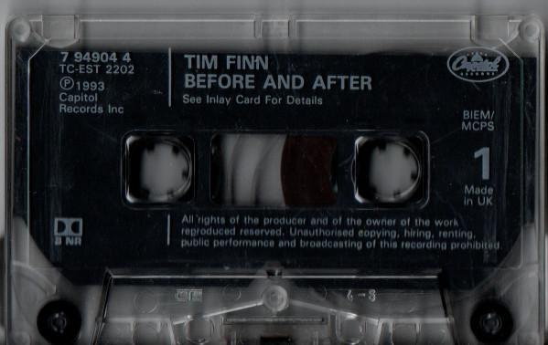 Tim Finn - Before & After - Cassette
