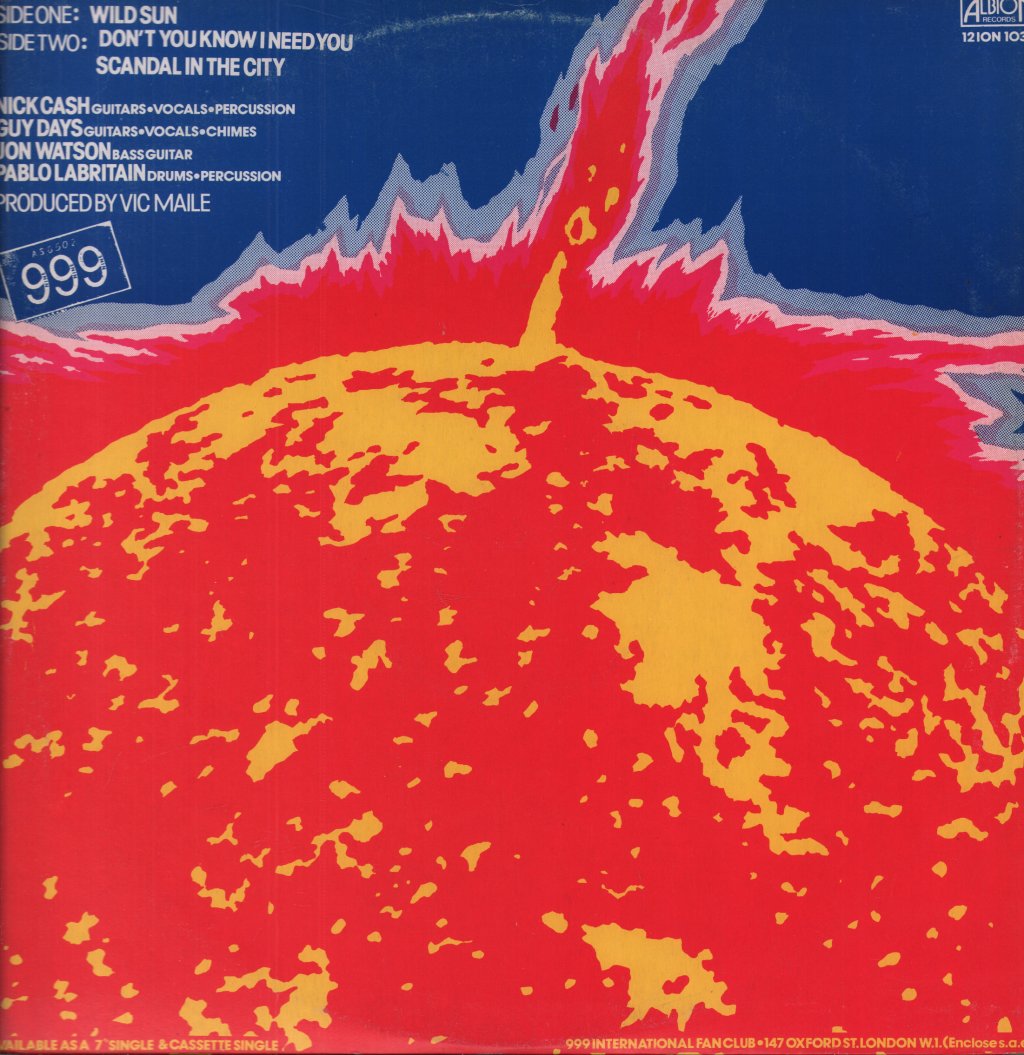 999 - Wild Sun - 12 Inch