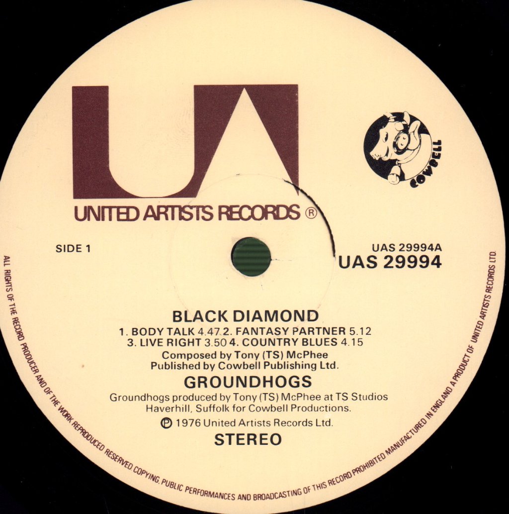 Groundhogs - Black Diamond - Lp