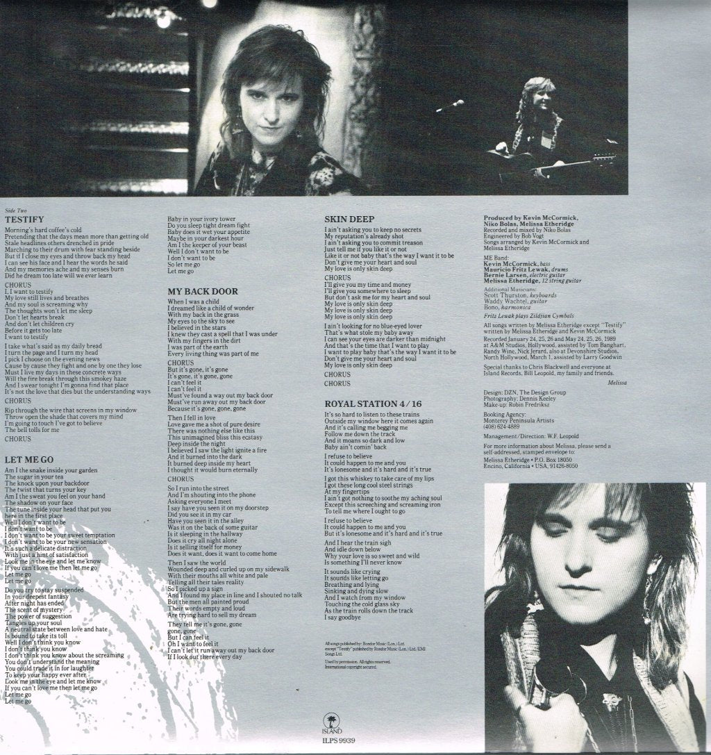 Melissa Etheridge - Brave And Crazy - Lp