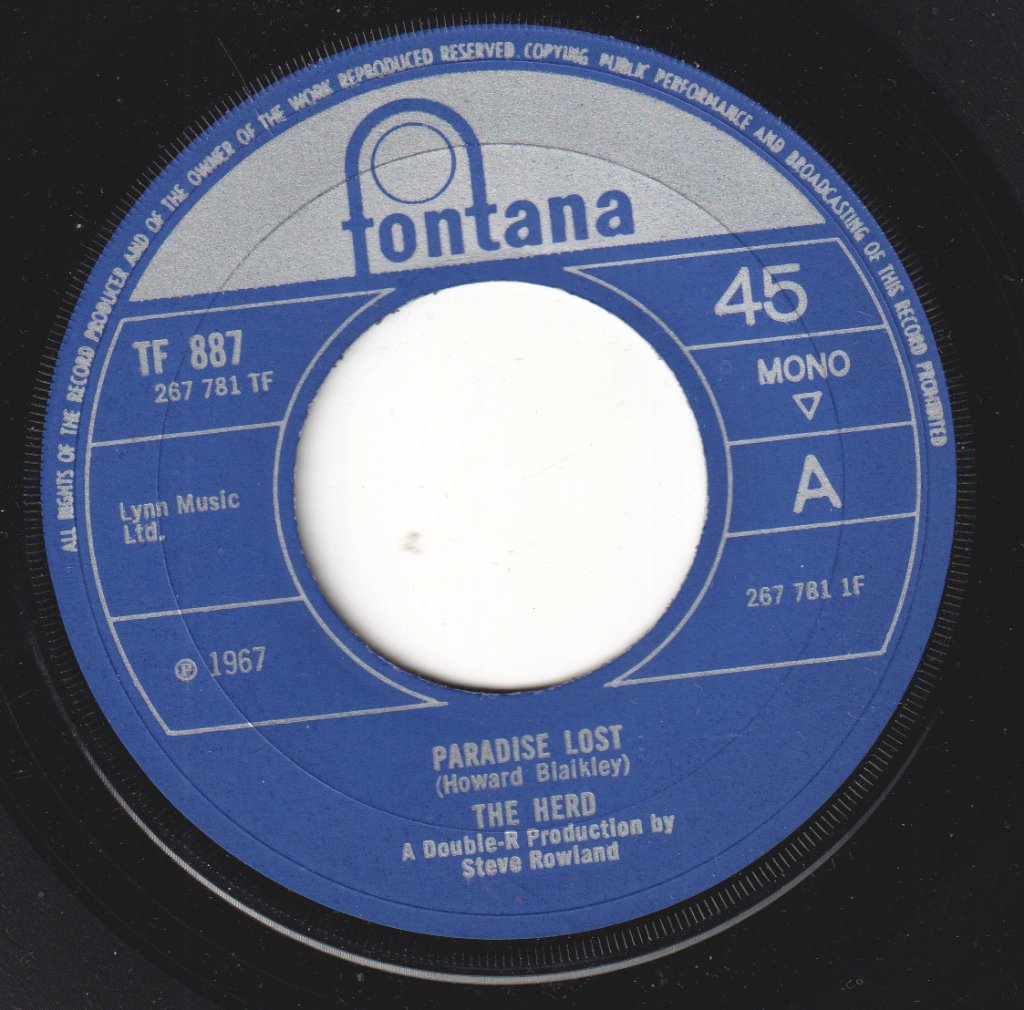 Herd - Paradise Lost - 7 Inch
