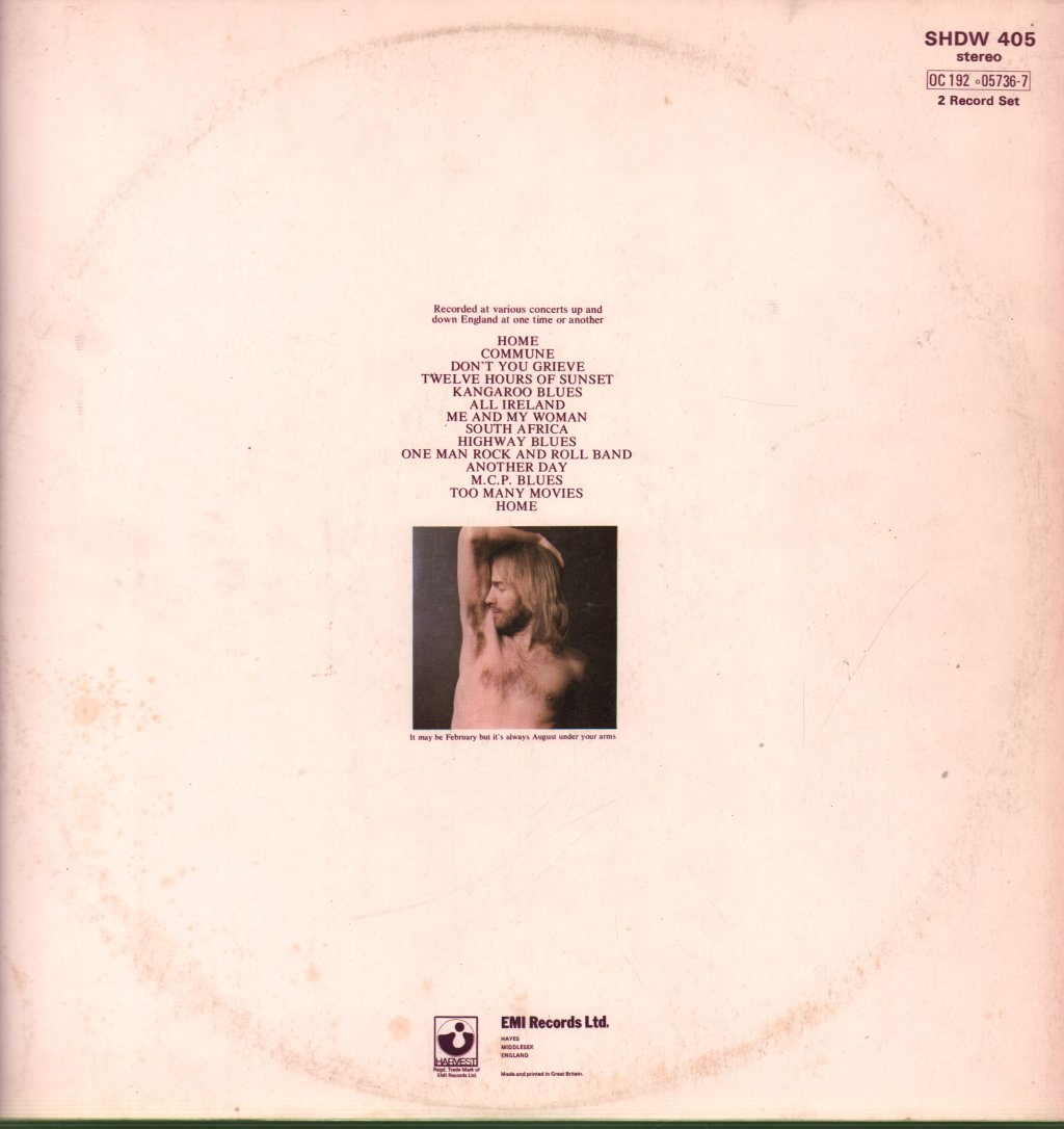 Roy Harper - Flashes From The Archives Of Oblivion - Double Lp