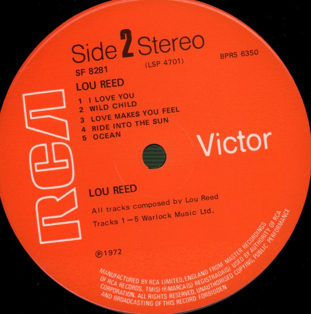 Lou Reed - Lou Reed - Lp