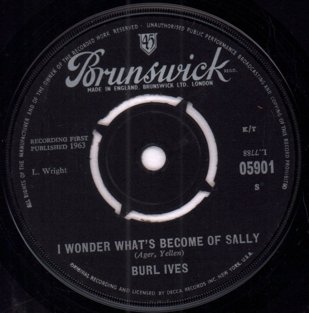 Burl Ives - True Loves Goes On And On - 7 Inch