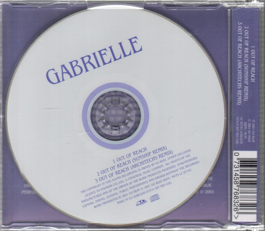 Gabrielle - Out Of Reach - Cd