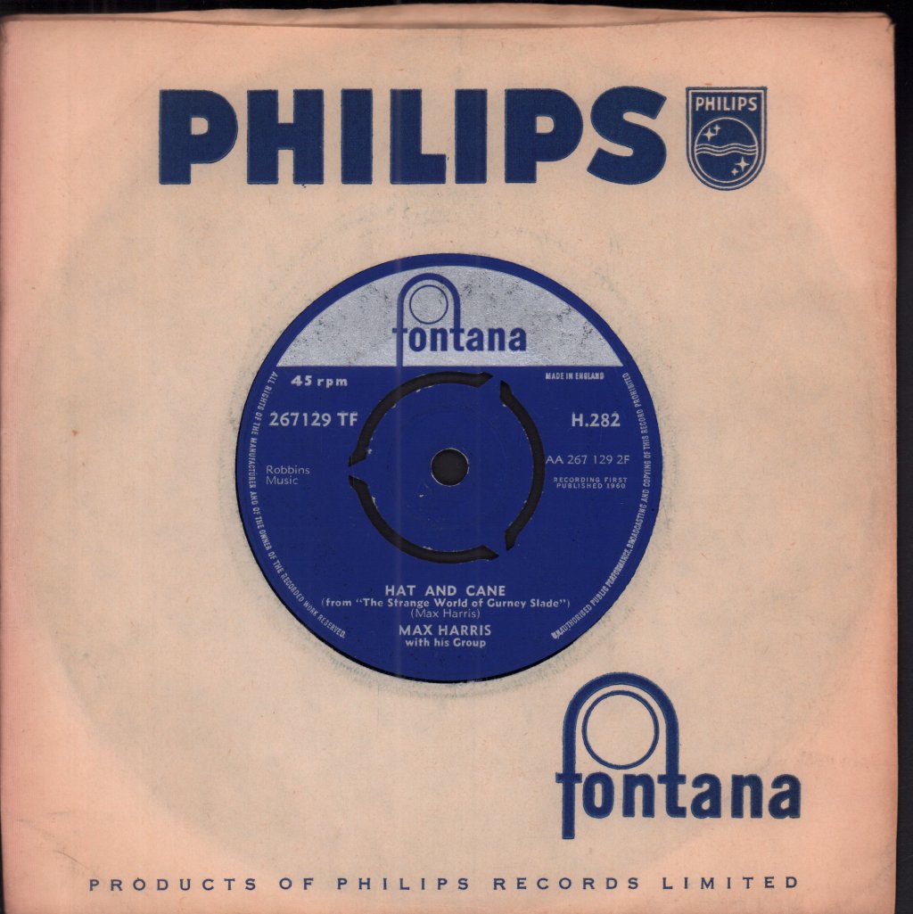 Max Harris With His Group - Gurney Slade - 7 Inch