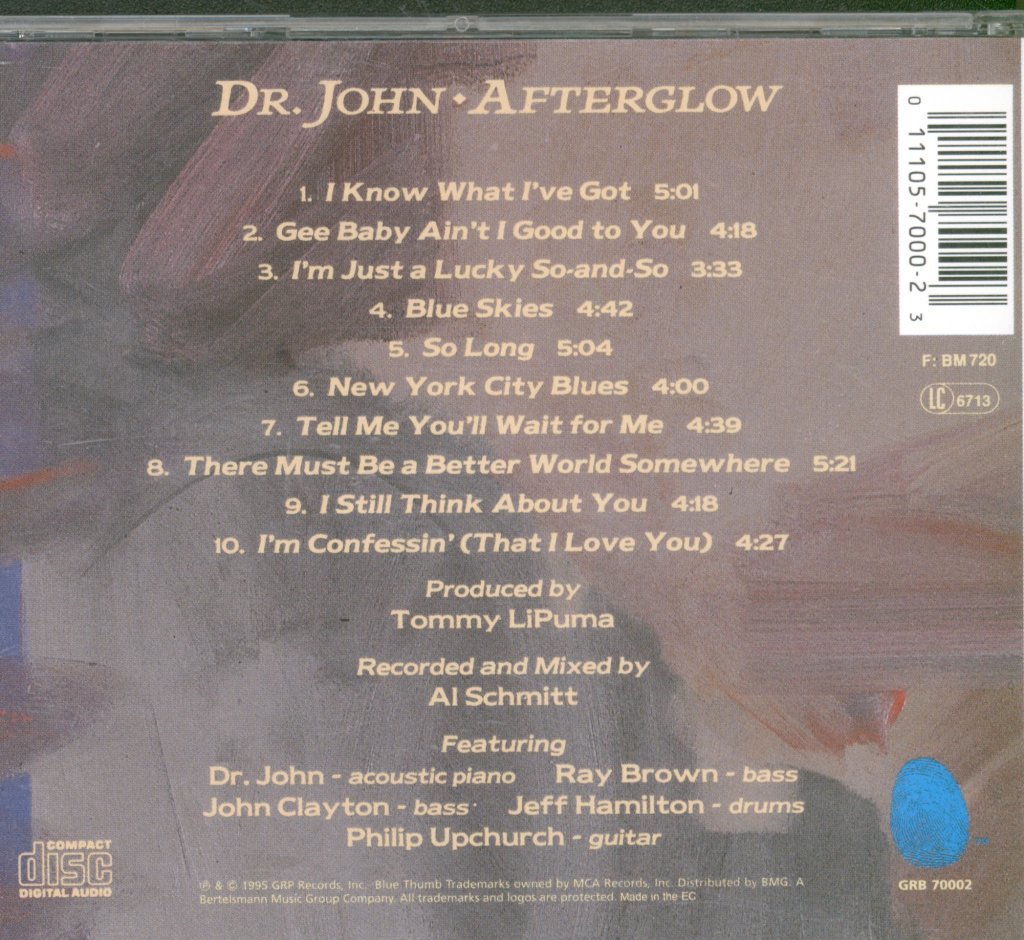 Dr John - Afterglow - Cd