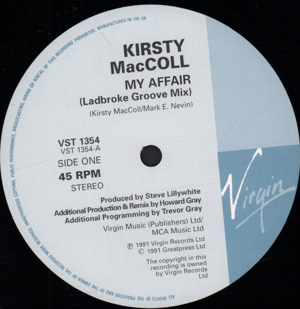 Kirsty MacColl - My Affair - 12 Inch