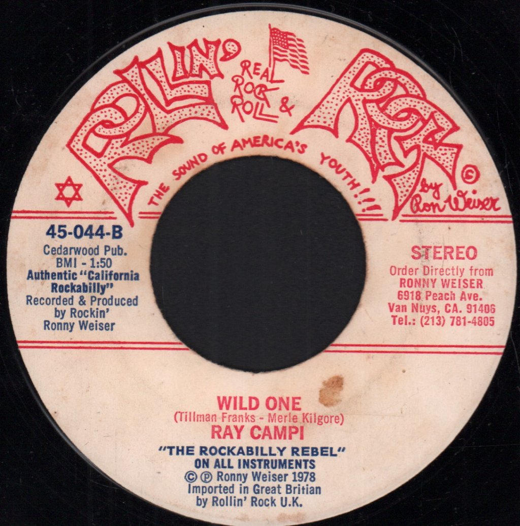 Ray Campi - Rattlin' Daddy - 7 Inch
