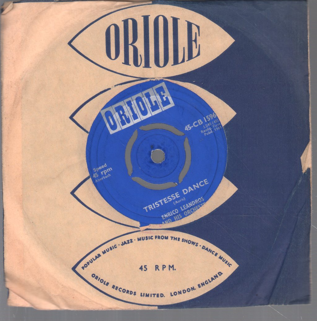Enrico Leandros - Tristesse Dance - 7 Inch