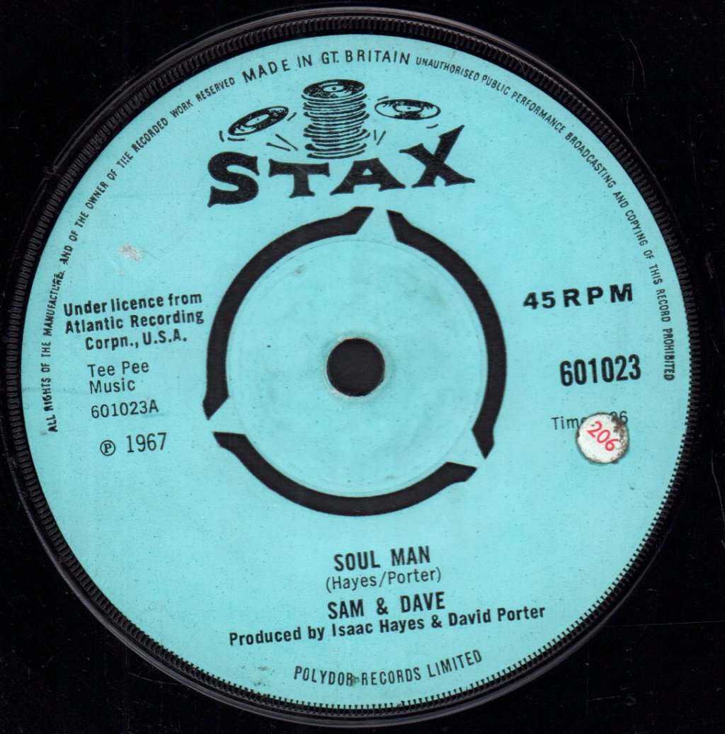 Sam And Dave - Soul Man - 7 Inch