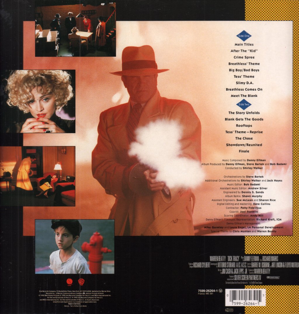 Danny Elfman - Dick Tracy Original Score - Lp