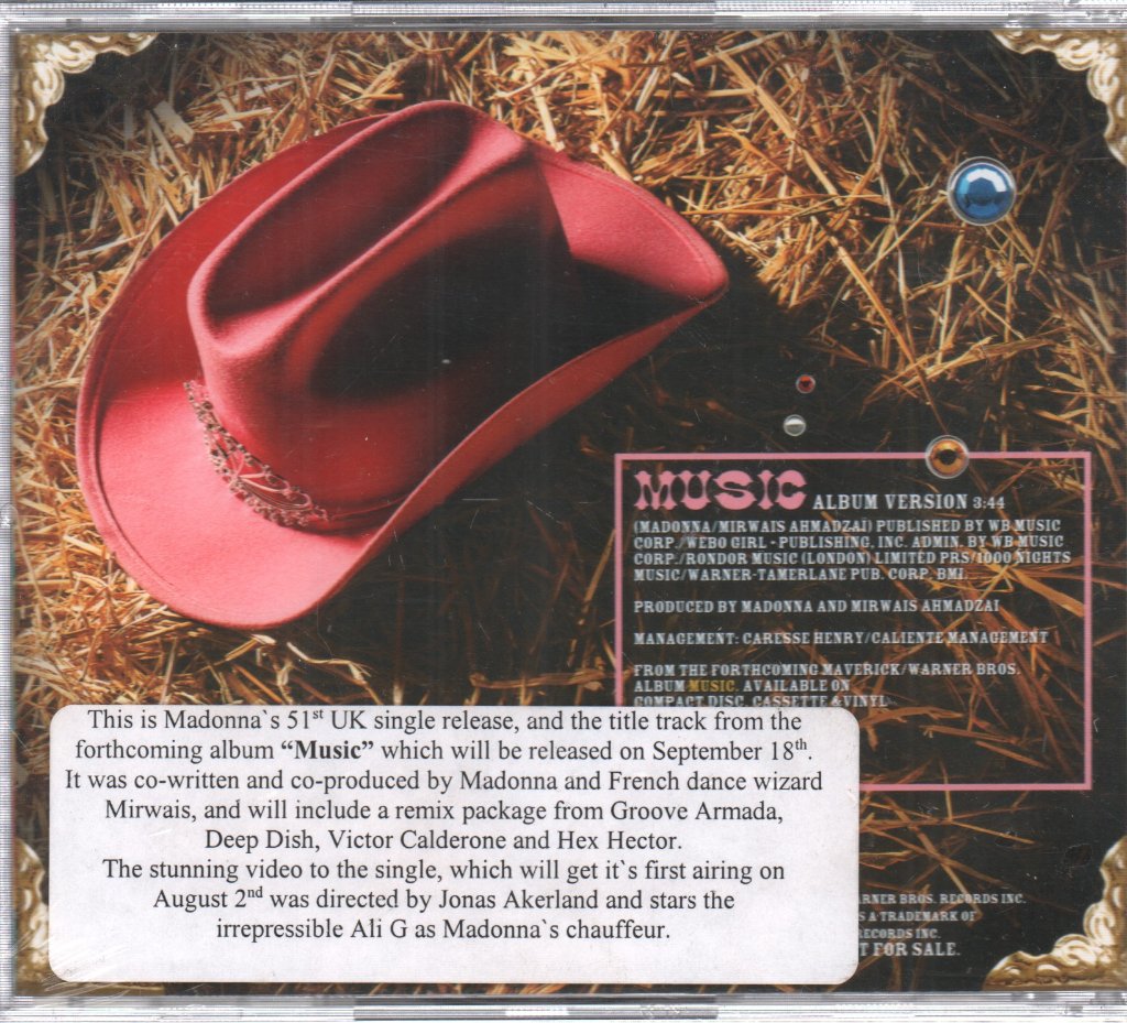 Madonna - Music - Cd