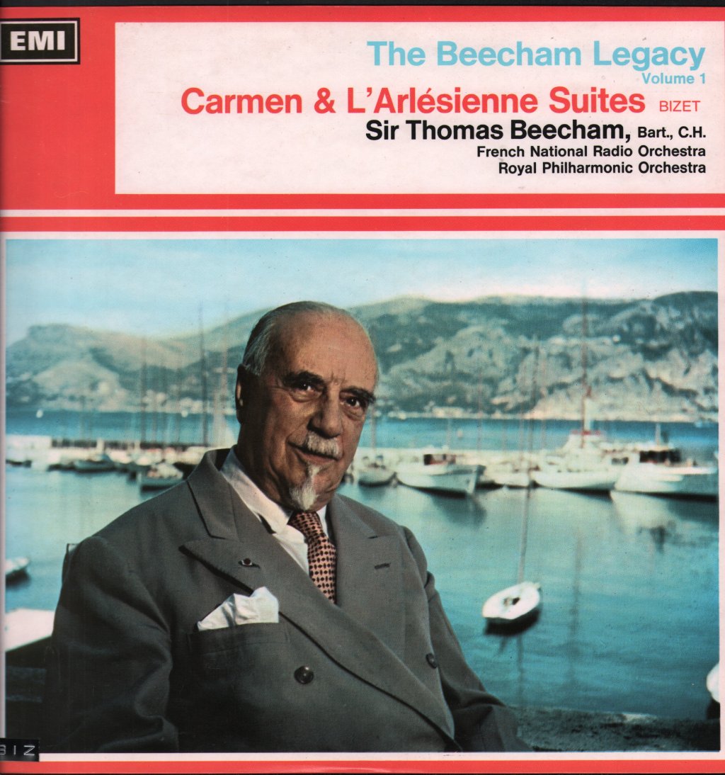 Sir Thomas Beecham / Orchestre National De France / Royal Philharmonic Orchestra - Beecham Legacy Volume 1 - Bizet - Carmen & L'Arlesienne Suites - Lp