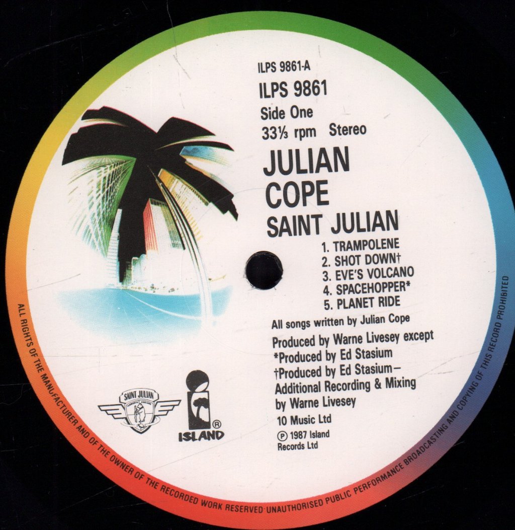 Julian Cope - Saint Julian - Lp
