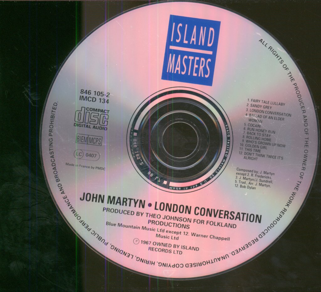 John Martyn - London Conversation - Cd