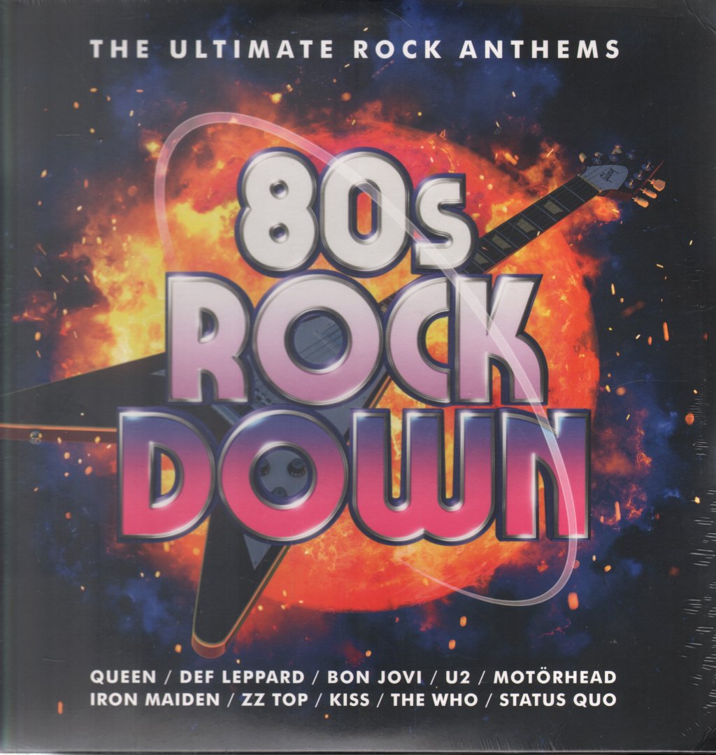 Various Artists - 80s Rock Down (The Ultimate Rock Anthems) - Double Lp