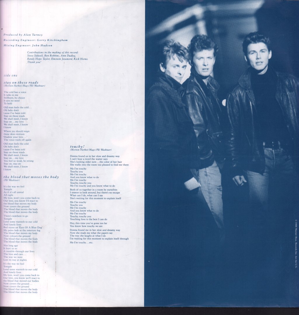 A-Ha - Stay On These Roads - Lp