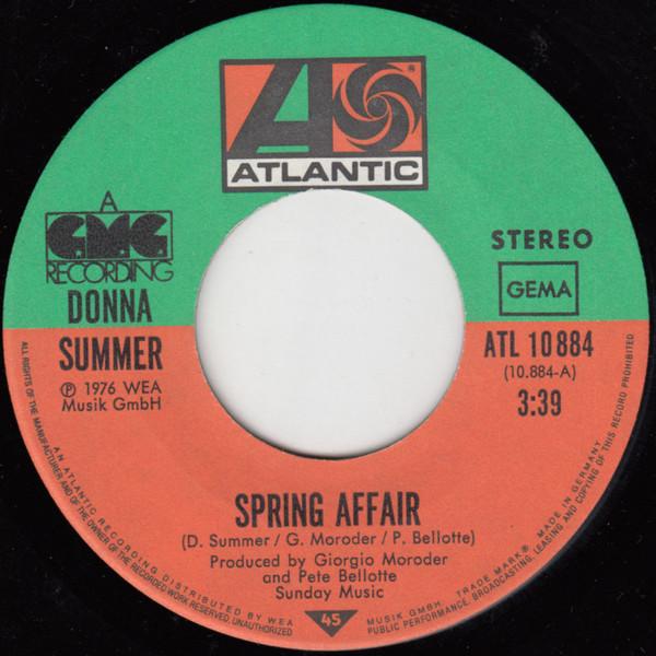 Donna Summer - Spring Affair - 7 Inch