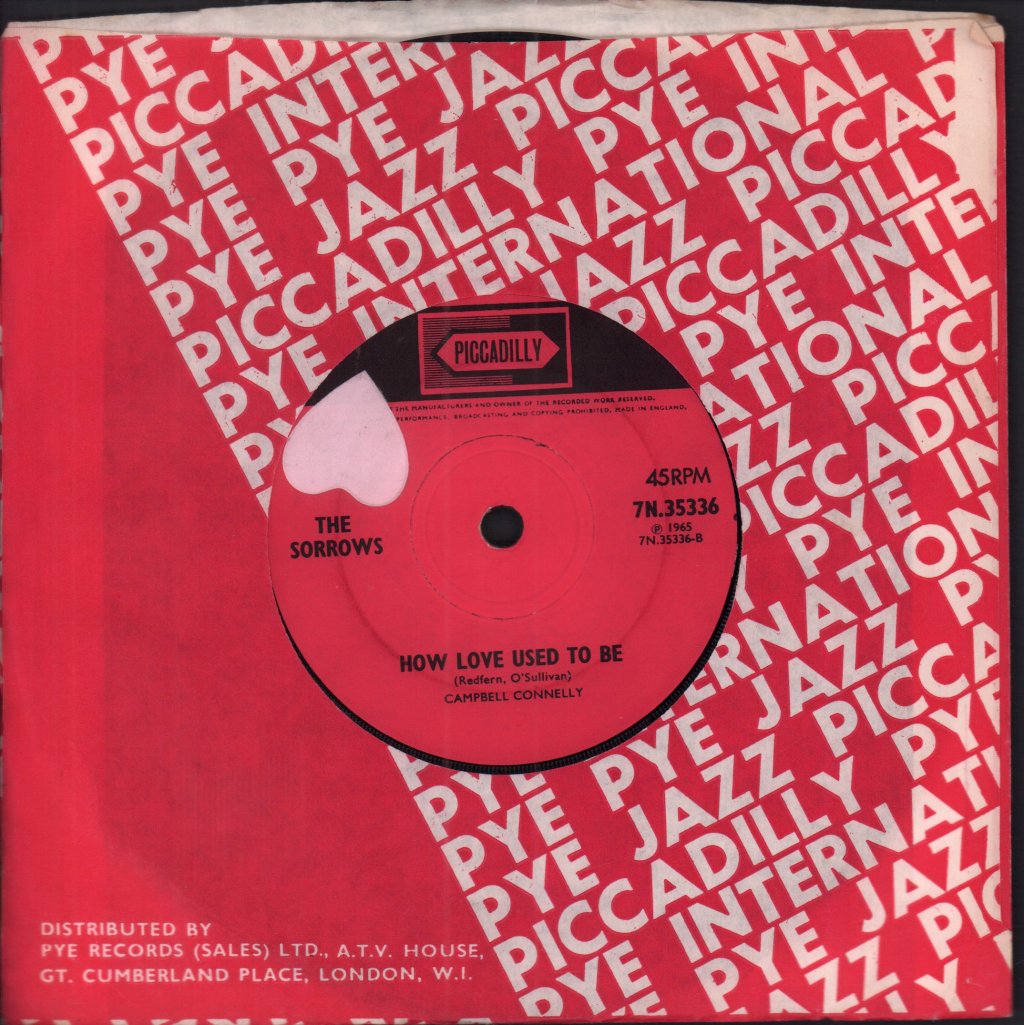 Sorrows (60'S Group) - Let Me In - 7 Inch