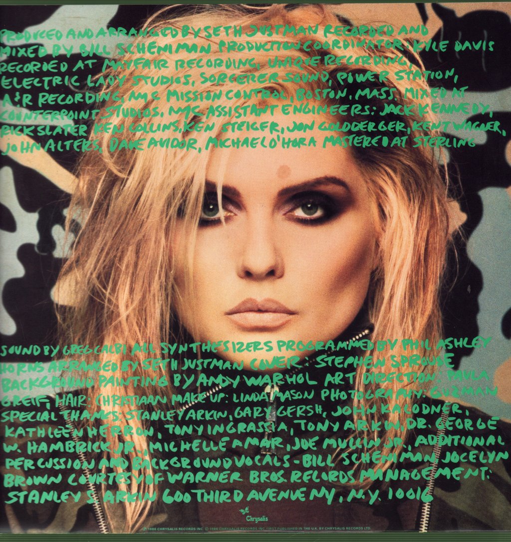 Debbie Harry - Rockbird - Lp