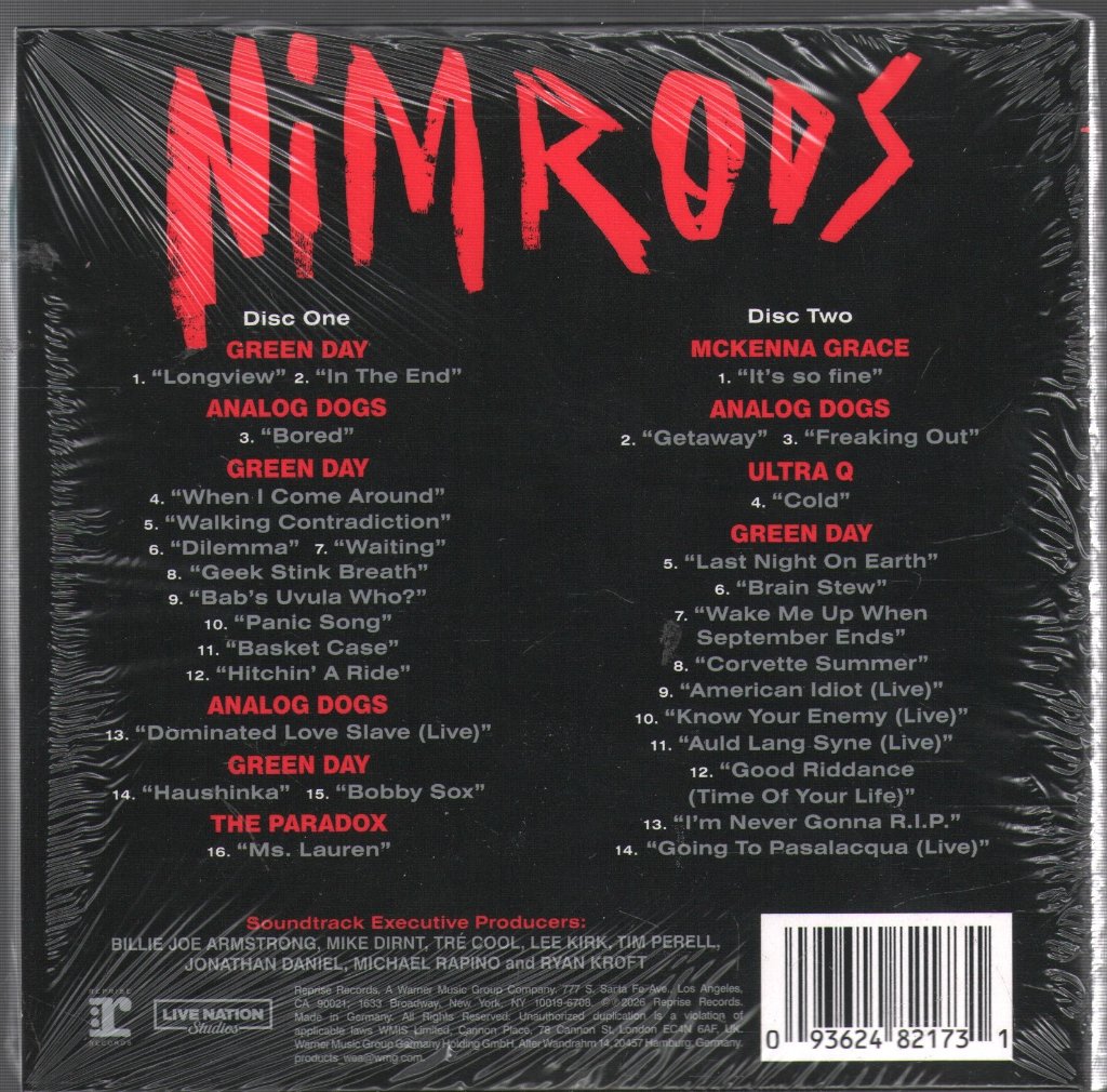 Green Day/Various Artists - Nimrod (The Soundtrack) - Double Cd