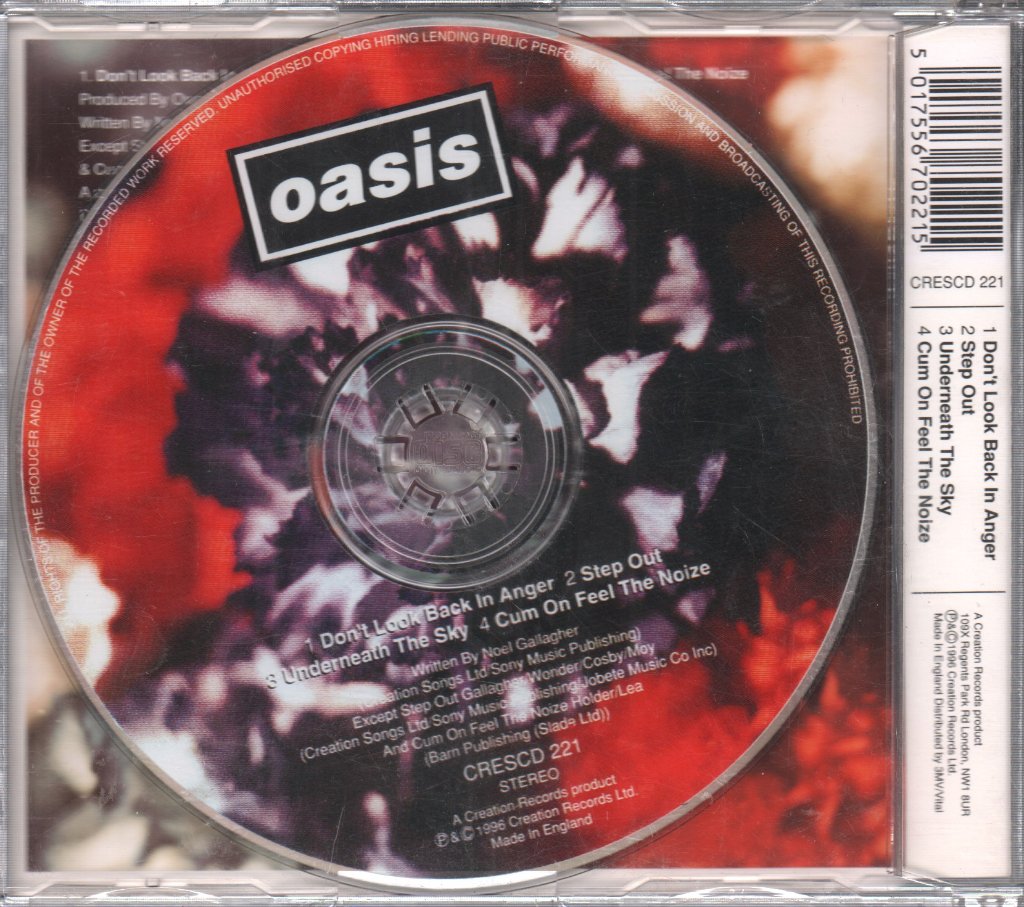 Oasis - Don't Look Back In Anger - Cd