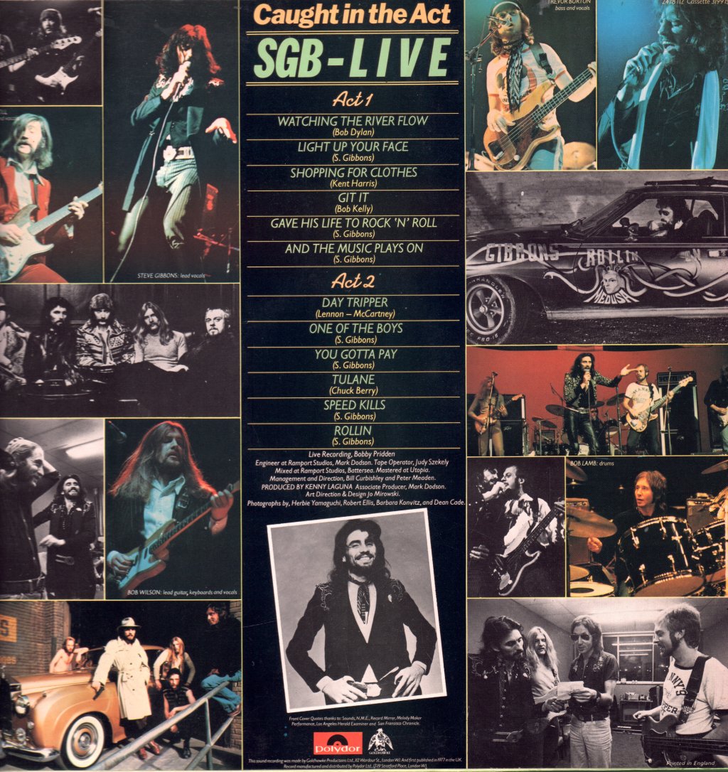 Steve Gibbons Band - Caught In The Act (Live) - Lp