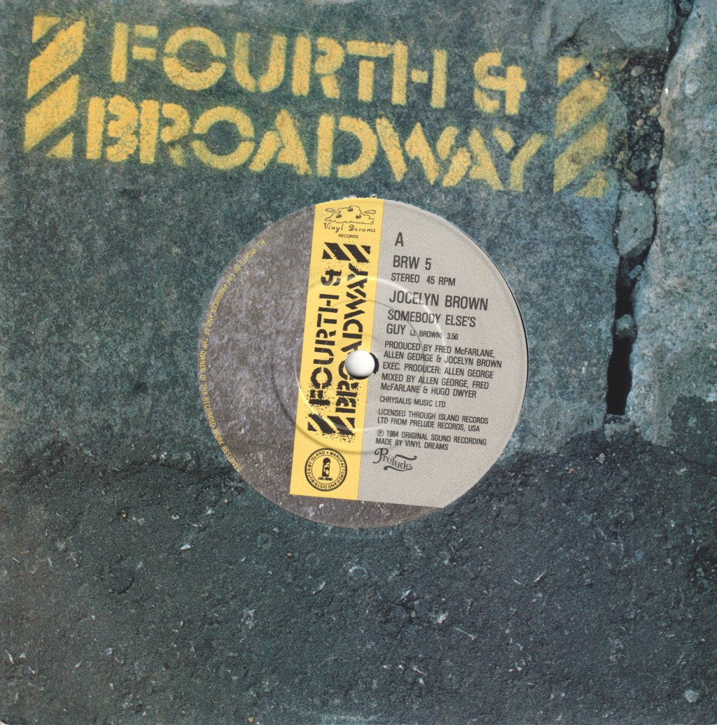 Jocelyn Brown - Somebody Else's Guy - 7 Inch