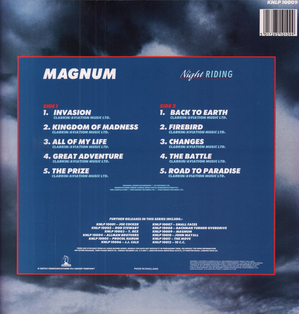 Magnum (Metal Group) - Night Riding - Lp