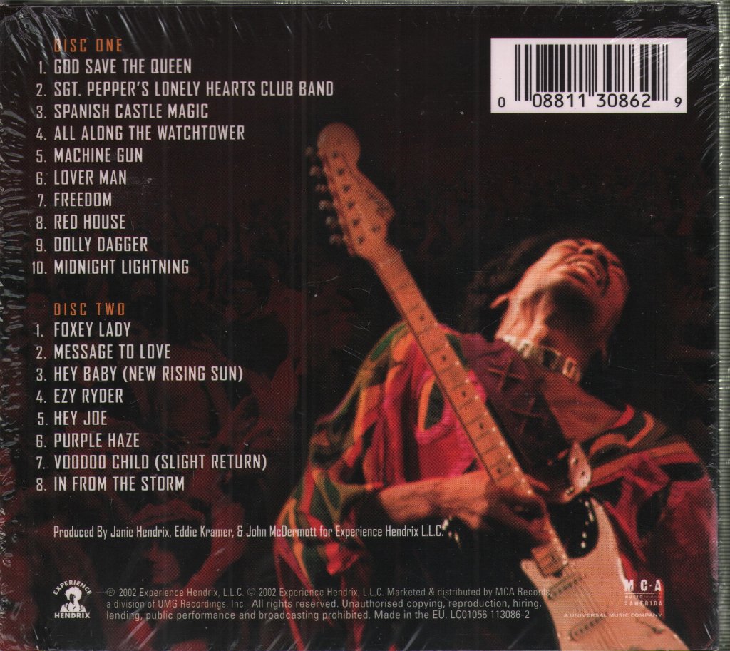 Jimi Hendrix - Blue Wild Angel - Double Cd