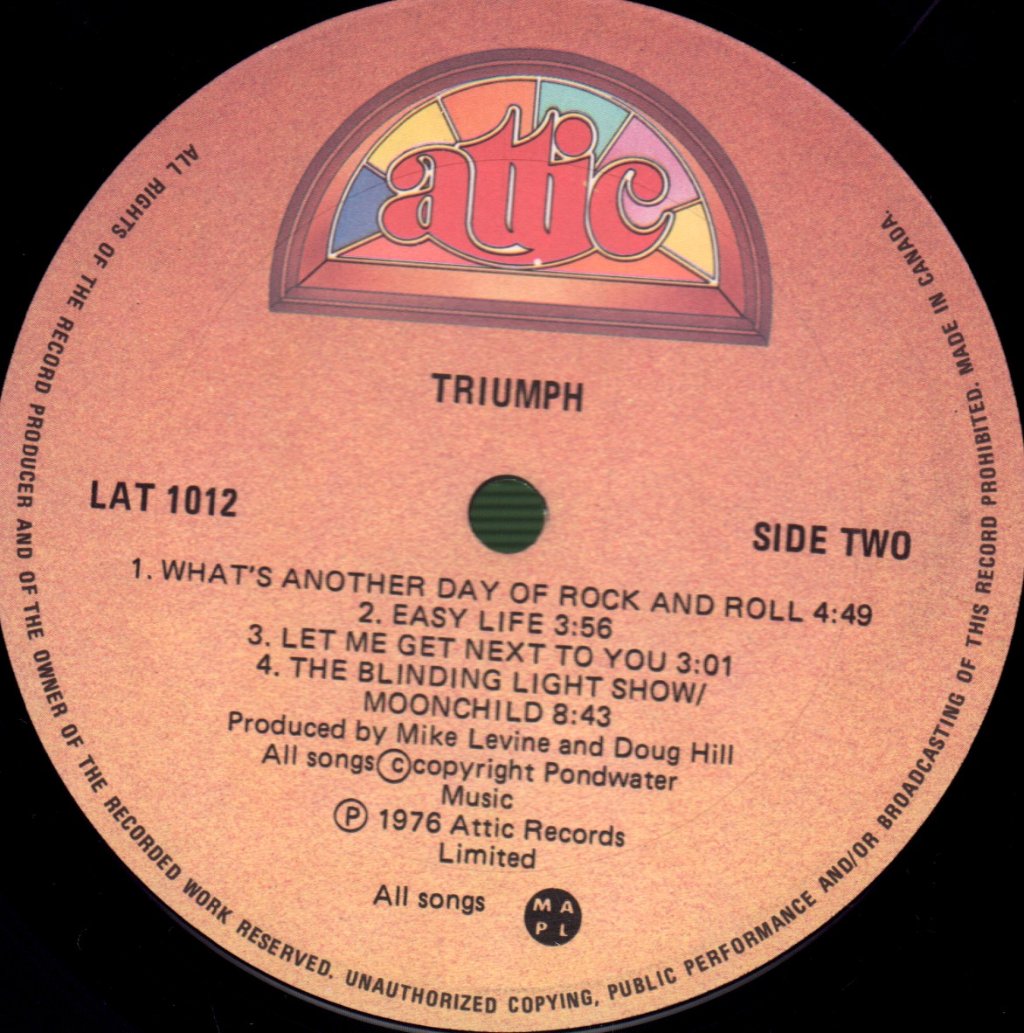 Triumph - Triumph - Lp