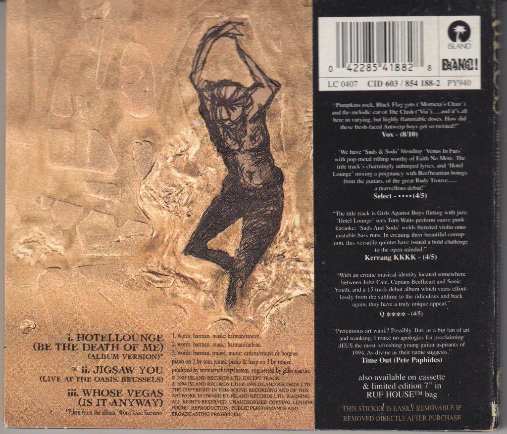 Deus - Hotel Lounge - Cd
