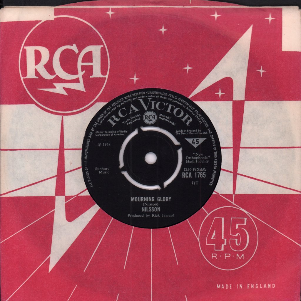 Nilsson - Mourning Glory - 7 Inch