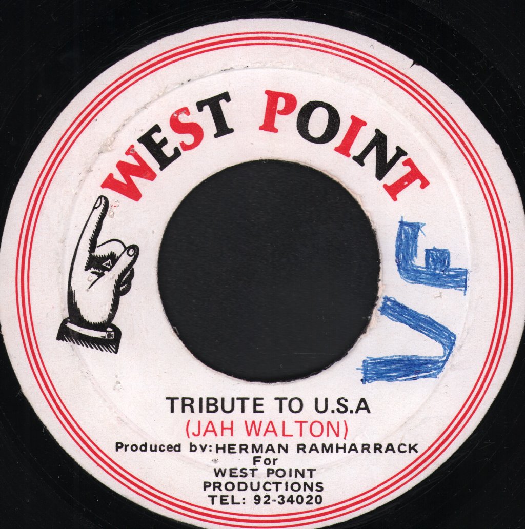Jah Walton - Tribute To U.S.A - 7 Inch