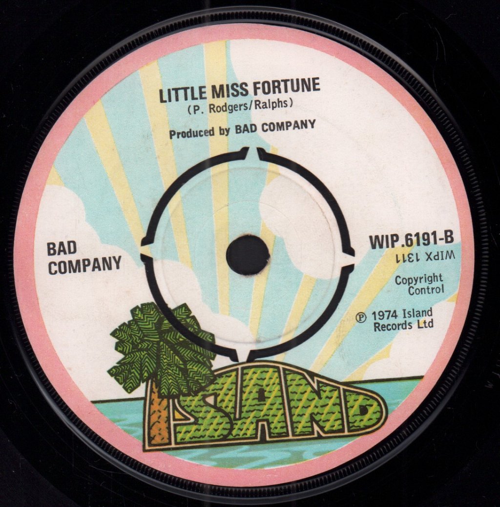 Bad Company (Rock Group) - Can't Get Enough - 7 Inch
