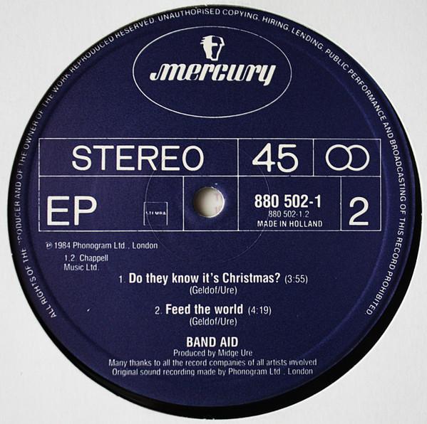 Band Aid - Do They Know It's Christmas - 12 Inch
