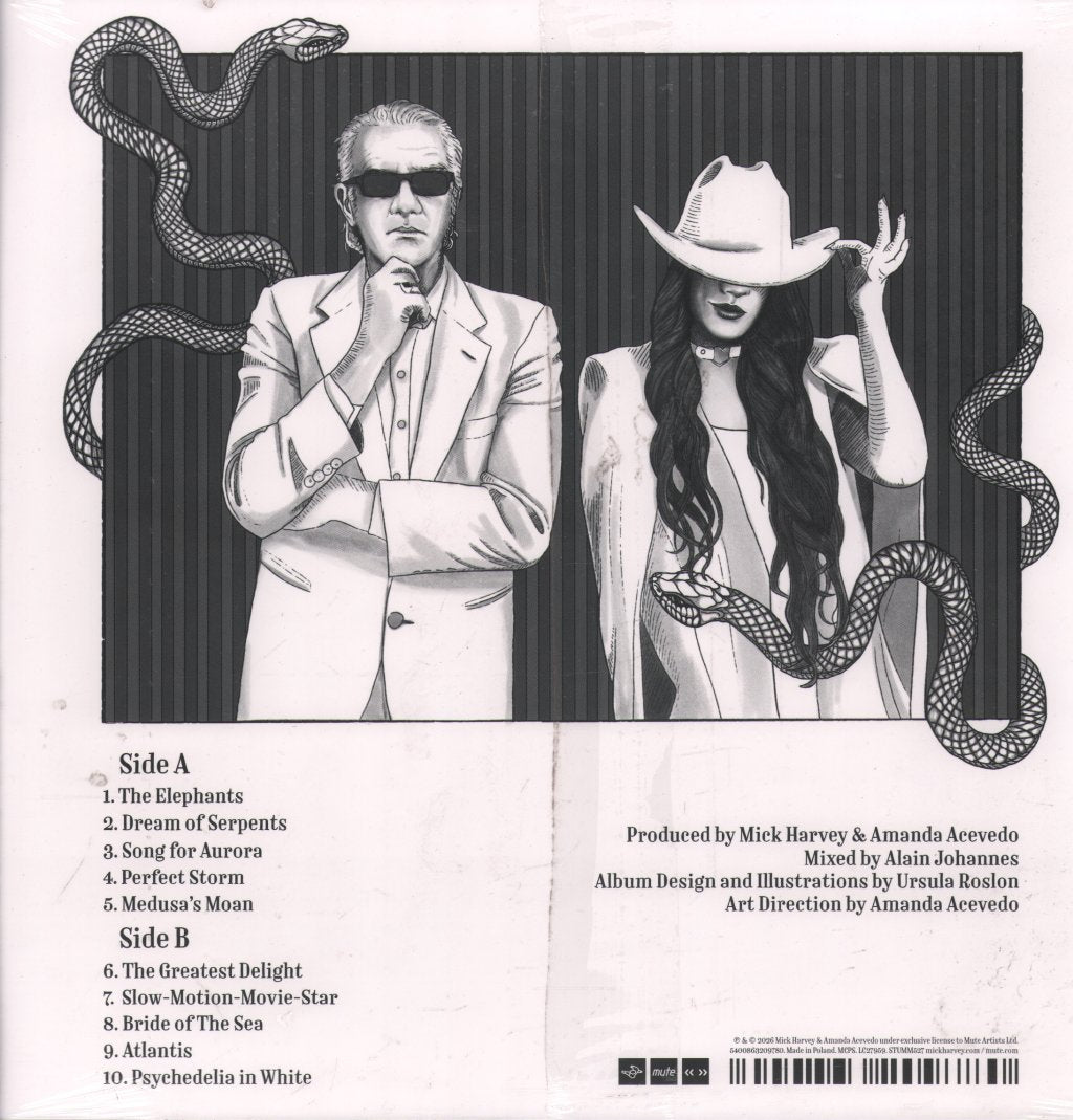 Mick Harvey and Amanda Acevedo - Psychedelia In White - Lp