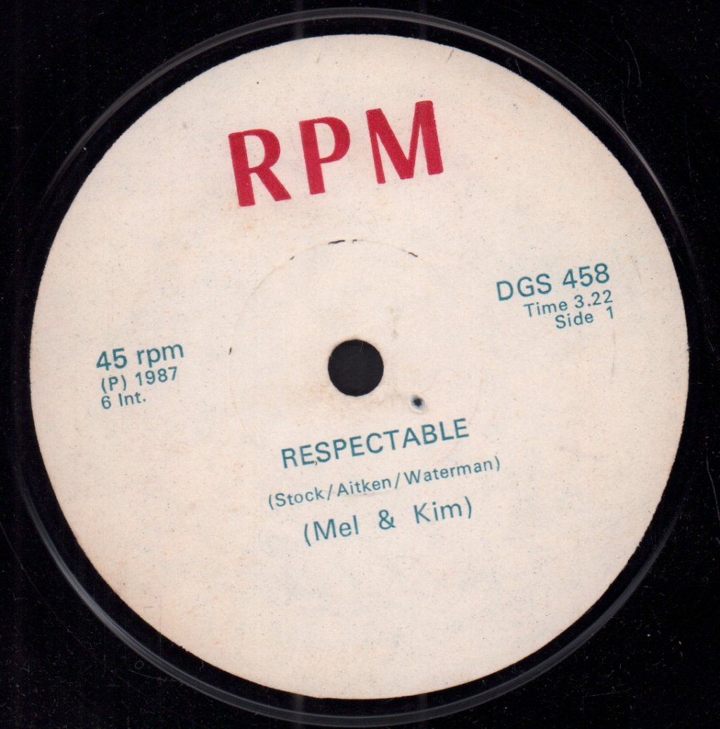 Mel And Kim - Respectable - 7 Inch