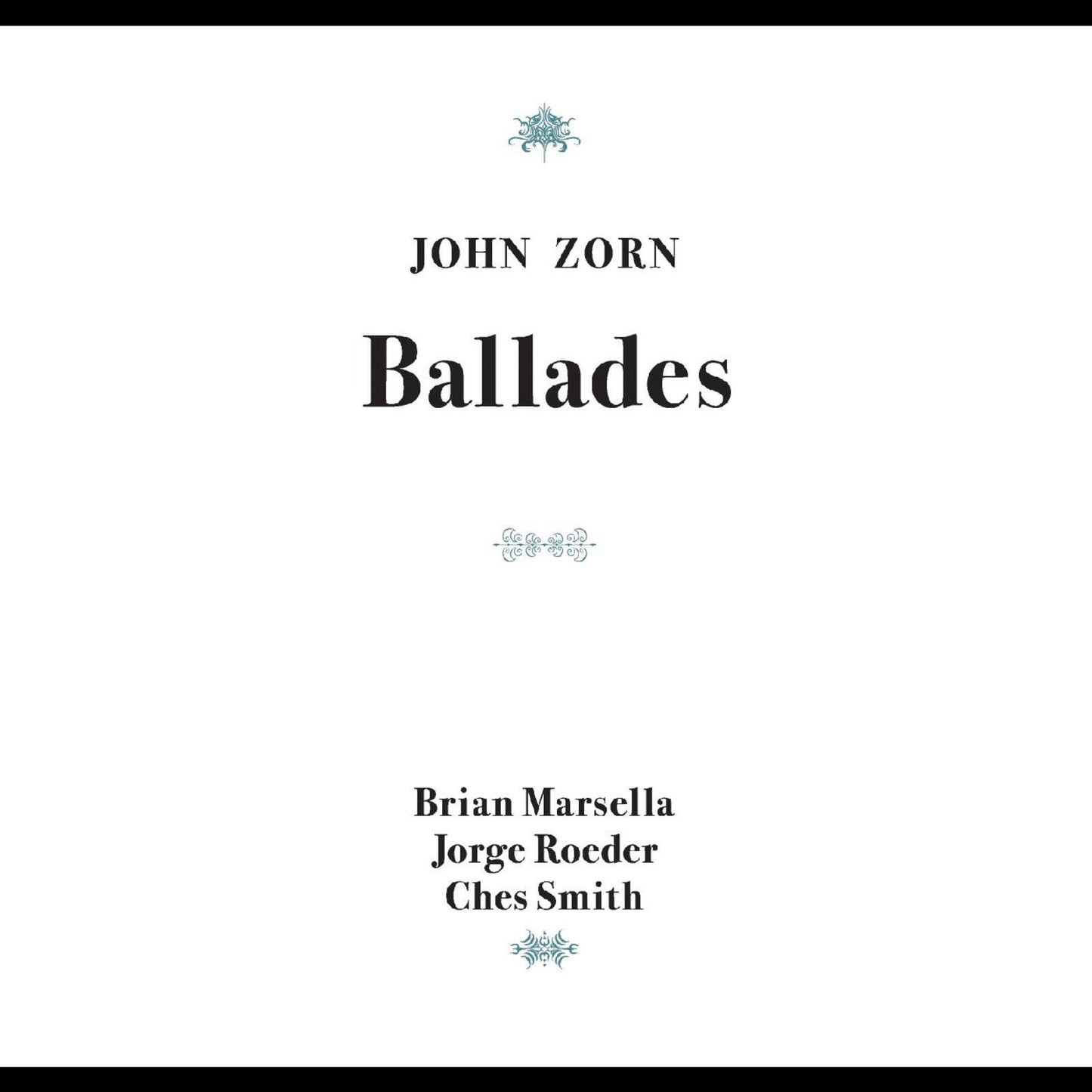 John Zorn - Ballades - Cd