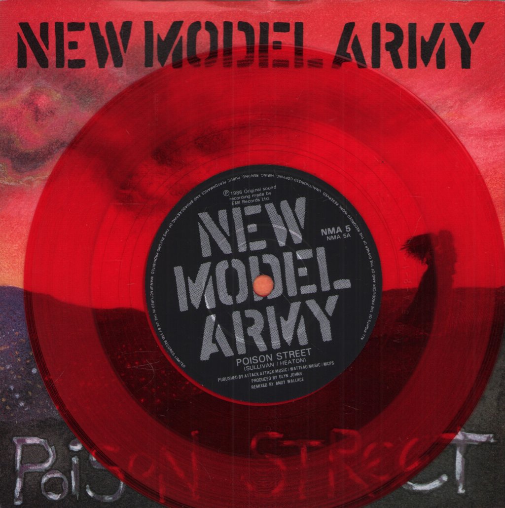 New Model Army - Poison Street - 7 Inch
