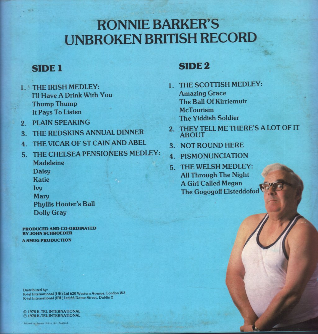 Ronnie Barker - Unbroken British Record - Lp