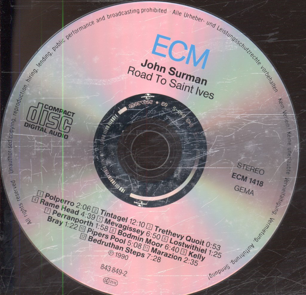 John Surman - Road To Saint Ives - Cd