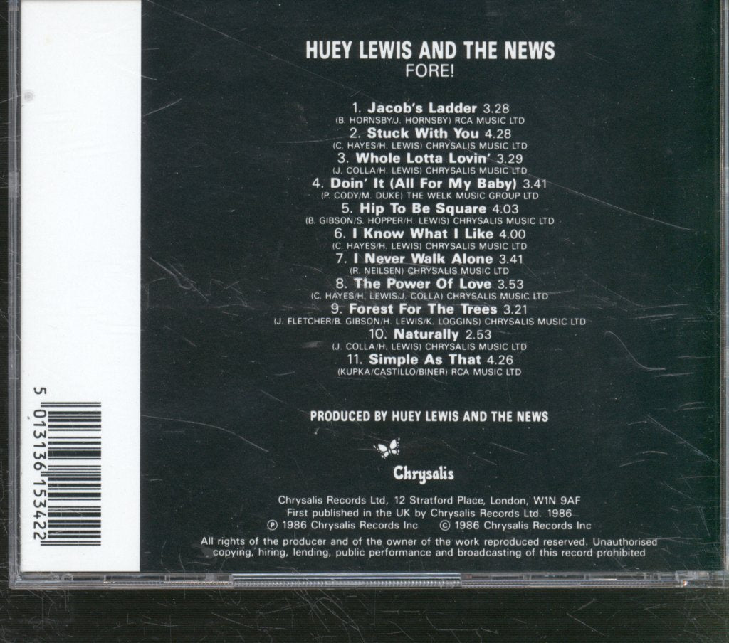 Huey Lewis & The News - Fore! - Cd