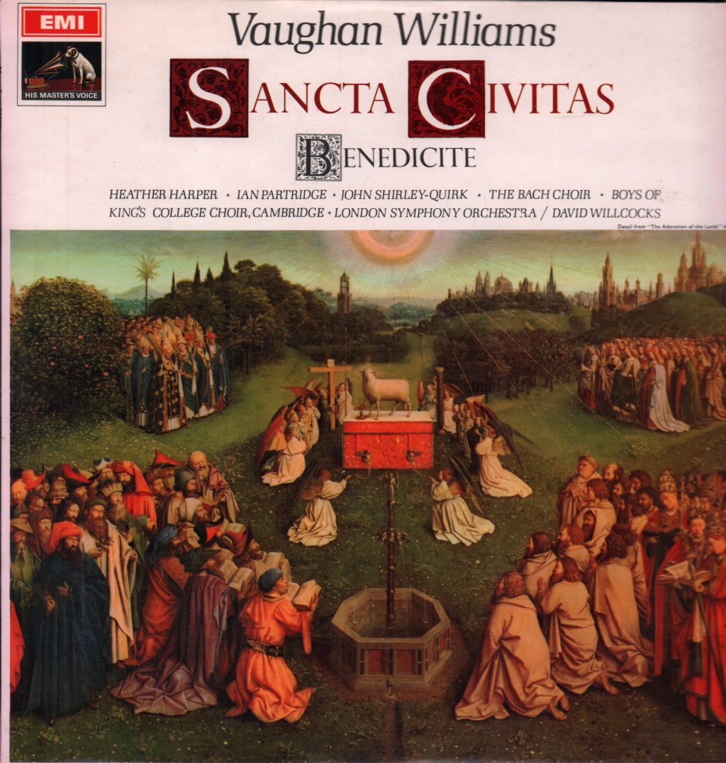 London Symphony Orchestra - vaughan williams Sancta Civitas Benedicite - Lp